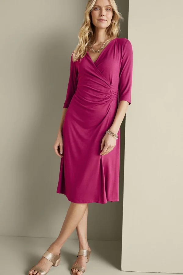 Feminine Flourish | between season-Soft Surroundings Hyannis Dress Black