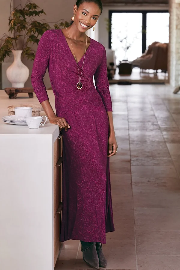 work to play | maxi-Soft Surroundings Hyannis Maxi Dress Tapestry Multi