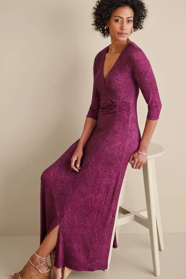 work to play | maxi-Soft Surroundings Hyannis Maxi Dress Tapestry Multi