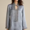 Global Artistry | long sleeve-Soft Surroundings Icon Colette Tunic Moroccan Embellishment