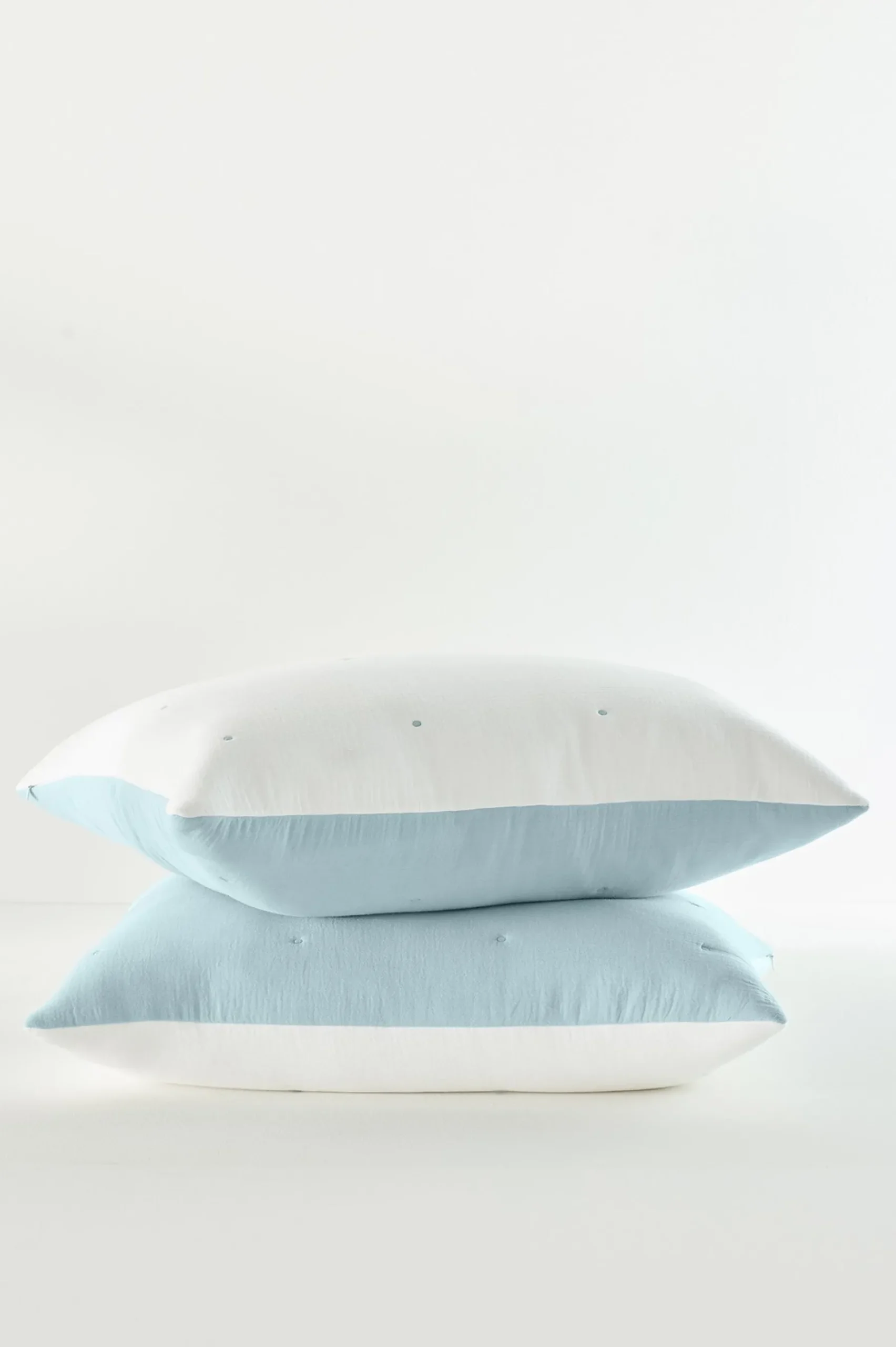 ivy_may_reversible_gauze__0-1.webp pillowcases & shams-Soft Surroundings Ivy May Reversible Gauze Sham Indigo & White