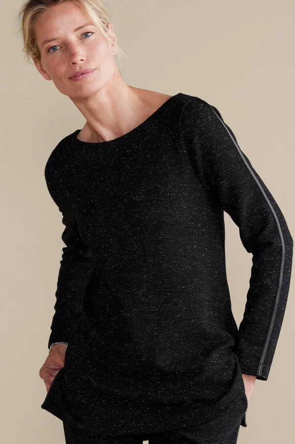 long sleeve | pullovers-Soft Surroundings Janae Top Black