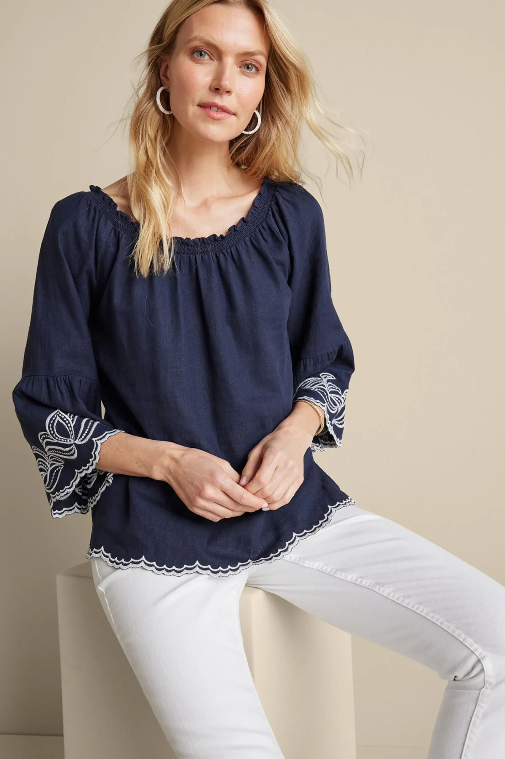 josey_top_0.webp Feminine Flourish | Into The Blues-Soft Surroundings Josey Top Navy