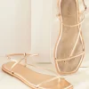 sandals | flats-Soft Surroundings KAANAS Alayta Strappy Sandal Gold