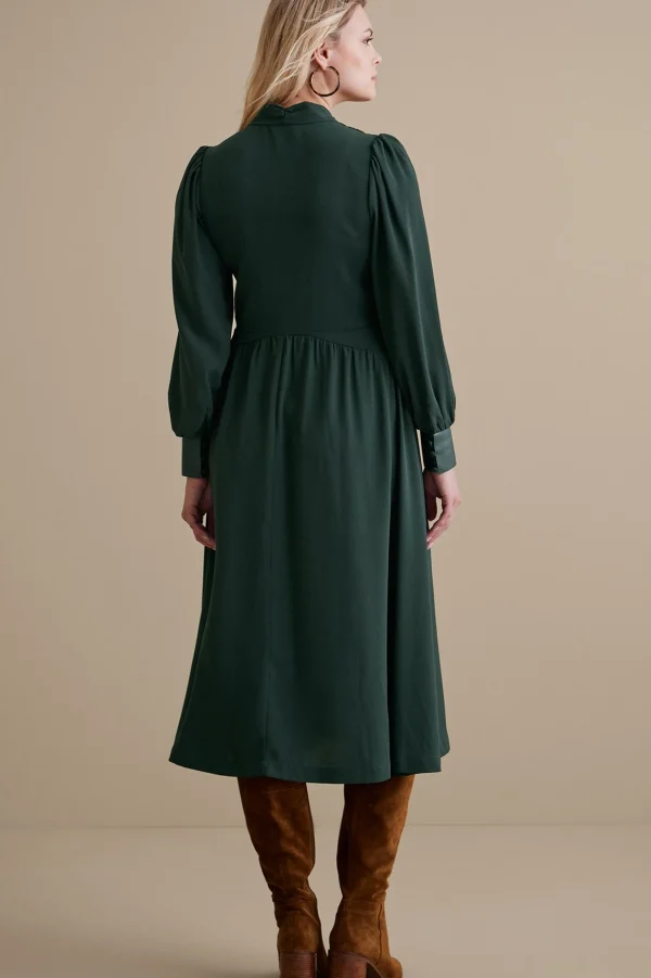 forever favorites | work to play-Soft Surroundings Katrina Dress Jewel Green
