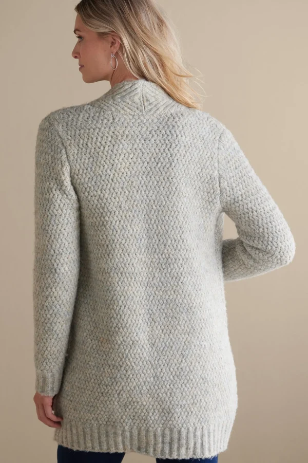 Sweaters & Cardigans-Soft Surroundings Kenley Cardigan Gray