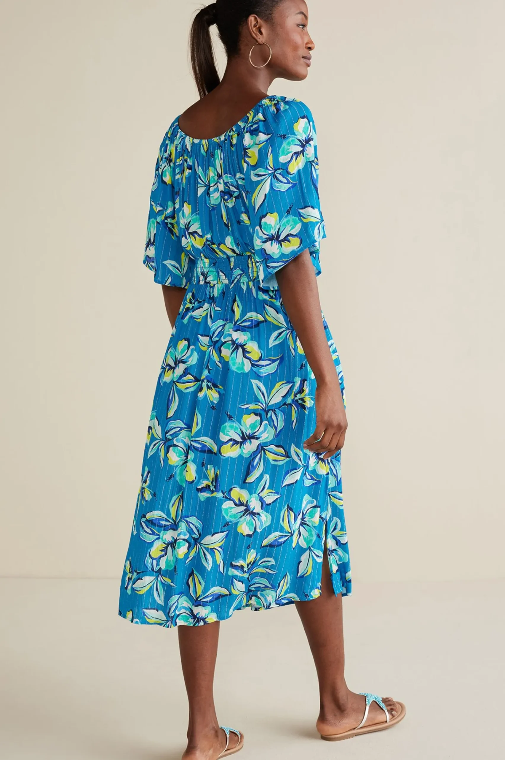 la_blanca_fiji_coverup_dr_2.webp cover ups-Soft Surroundings La Blanca Fiji Coverup Dress Ocean