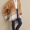 Scarves & Wraps-Soft Surroundings Leonie Wrap White Multi