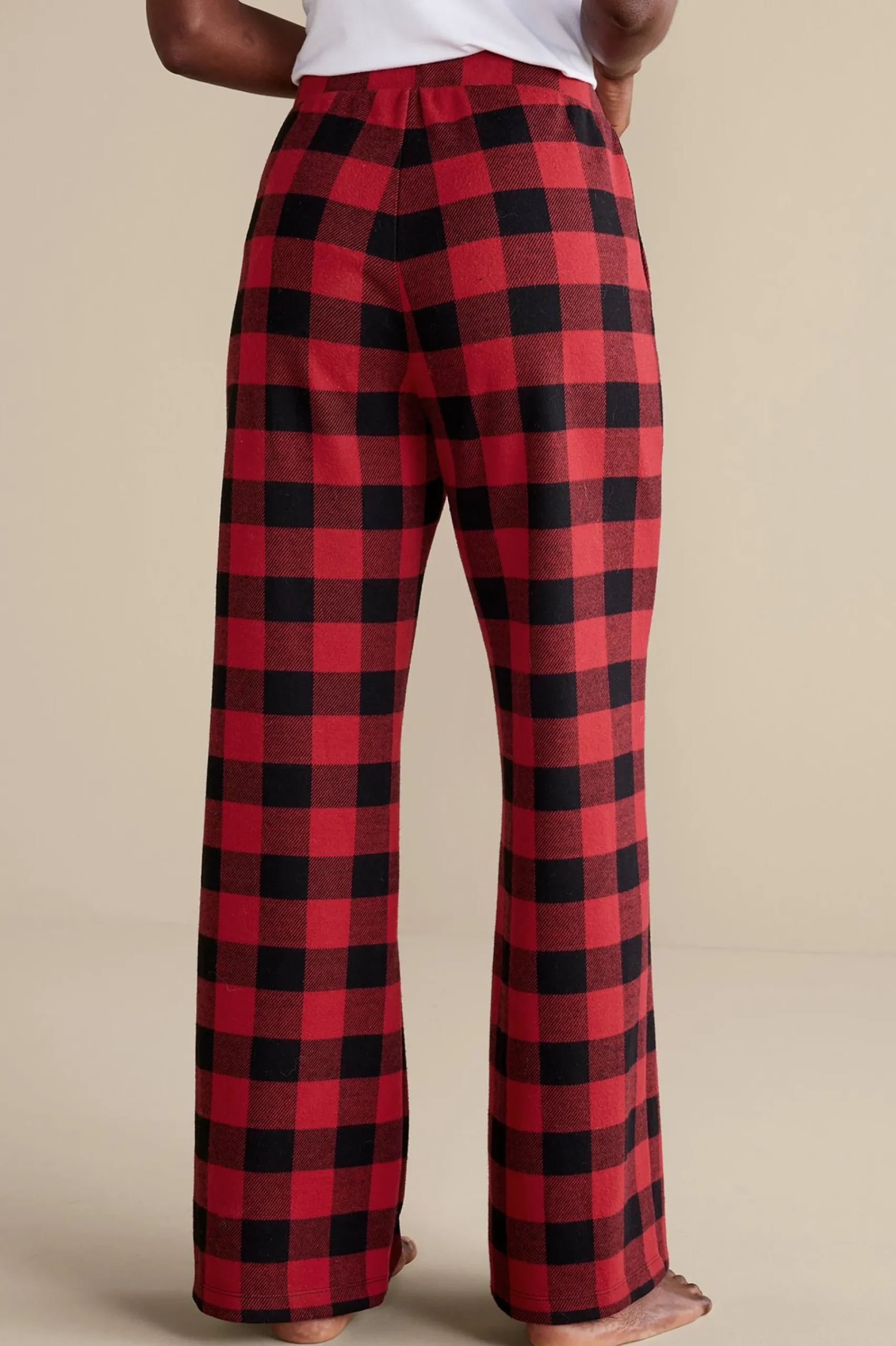 mad_about_plaid_pant_5.webp Sleepwear & Lounge-Soft Surroundings Mad About Plaid Pant Red Plaid