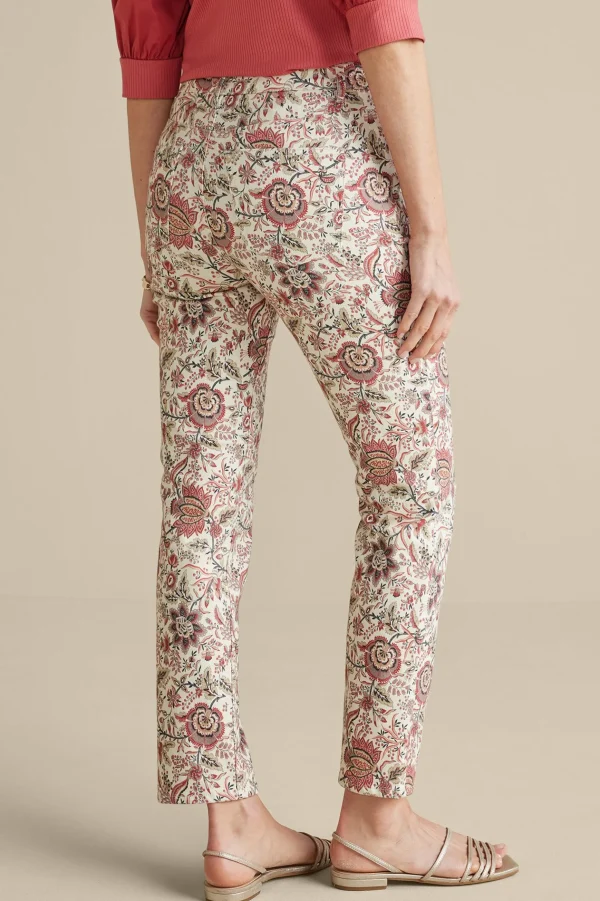Feminine Flourish | Vacation Shop-Soft Surroundings Manisha Straight Leg Jeans Desert Jacobean