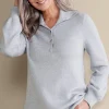 Feminine Flourish | Everyday Styles-Soft Surroundings Meria Sweater Tunic Medium Grey Heather