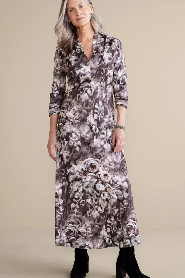 occasion dresses | maxi-Soft Surroundings Naima Dress Navy