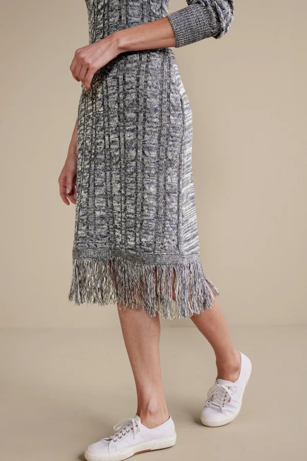 Everyday Styles | work to play-Soft Surroundings Neve Sweater Dress Charcoal Grey