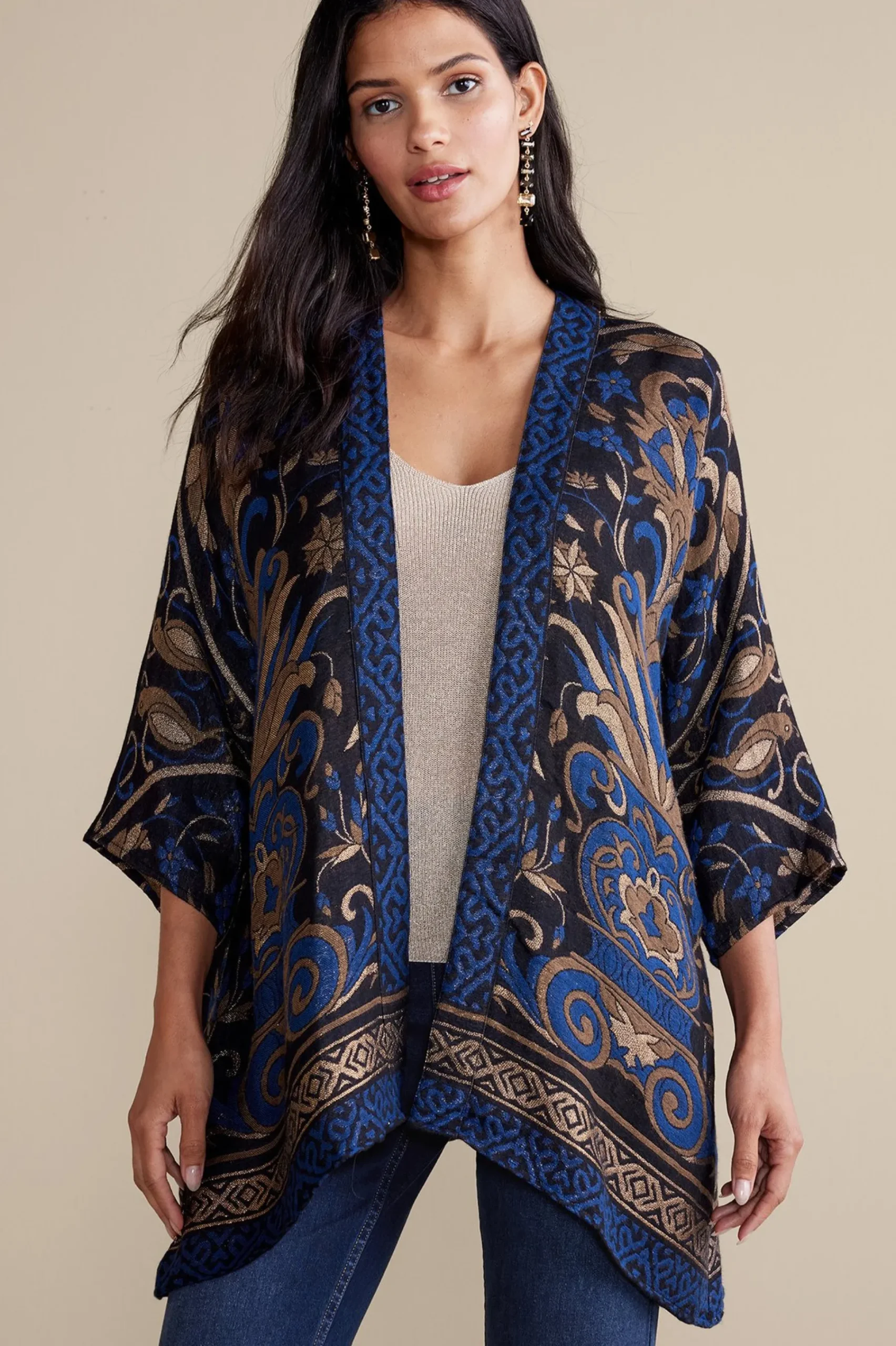 night_garden_topper_1.webp Into The Blues | Everyday Styles-Soft Surroundings Night Garden Topper Tapestry Multi