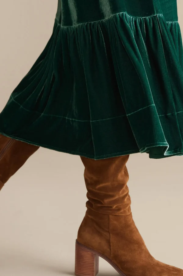 EVelvet Styles | Skirts-Soft Surroundings Noelle Velvet Skirt Black