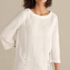 Feminine Flourish | Into The Blues-Soft Surroundings Oceo Gauze Tunic Black