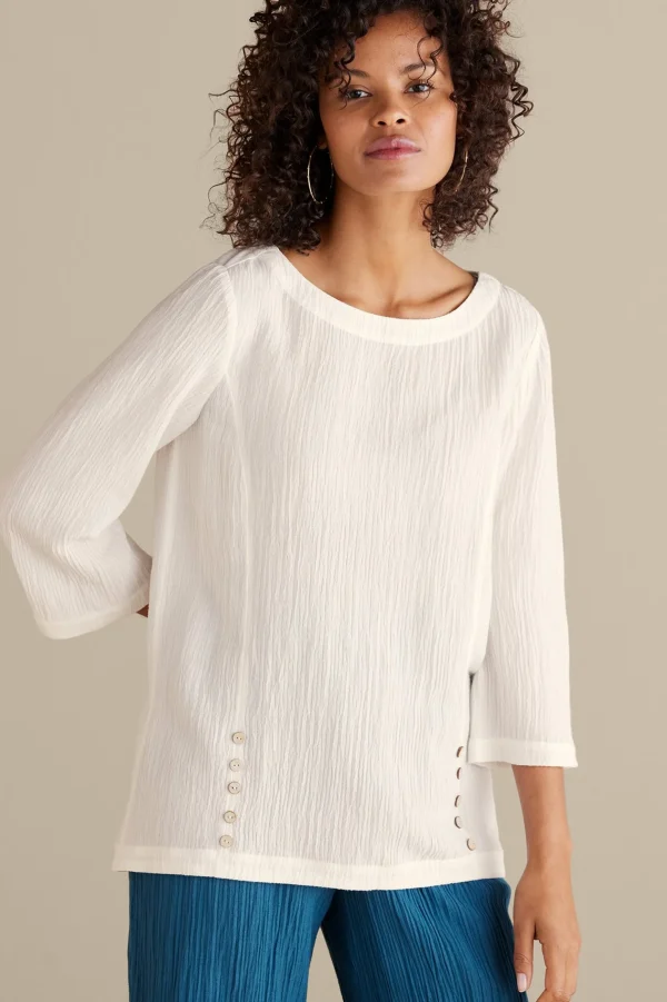 Feminine Flourish | Into The Blues-Soft Surroundings Oceo Gauze Tunic Black