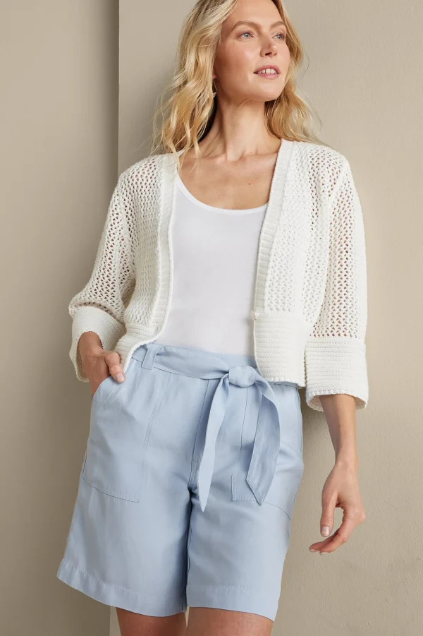Into The Blues | Vacation Shop-Soft Surroundings Ojai Shorts Light Chambray