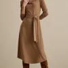 casual | work to play-Soft Surroundings Paula Dress Cocoa Brown