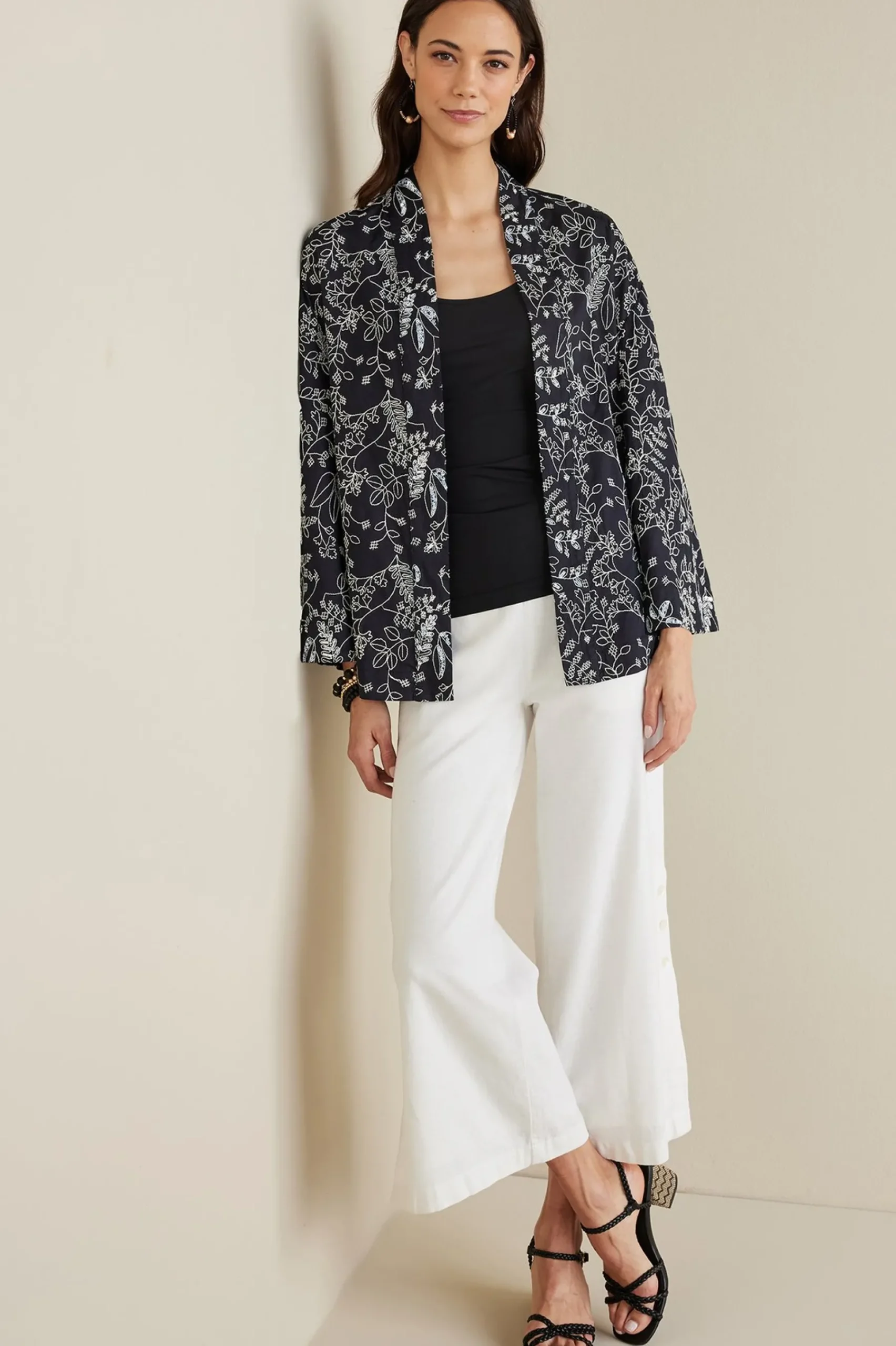 petites_beatrix_topper_5.webp Global Artistry | Jackets & Coats-Soft Surroundings Petites Beatrix Topper Black