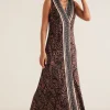 patterned | maxi-Soft Surroundings Petites Ikaria Dress Sable
