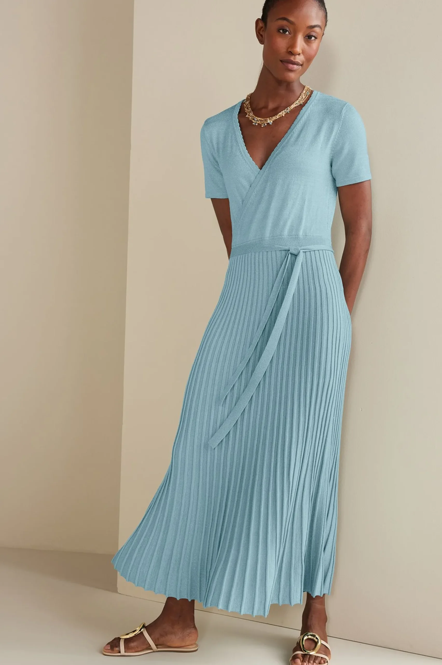 petites_janelle_maxi_dres_1.webp Into The Blues | Dresses-Soft Surroundings Petites Janelle Maxi Dress Aquatic Blue