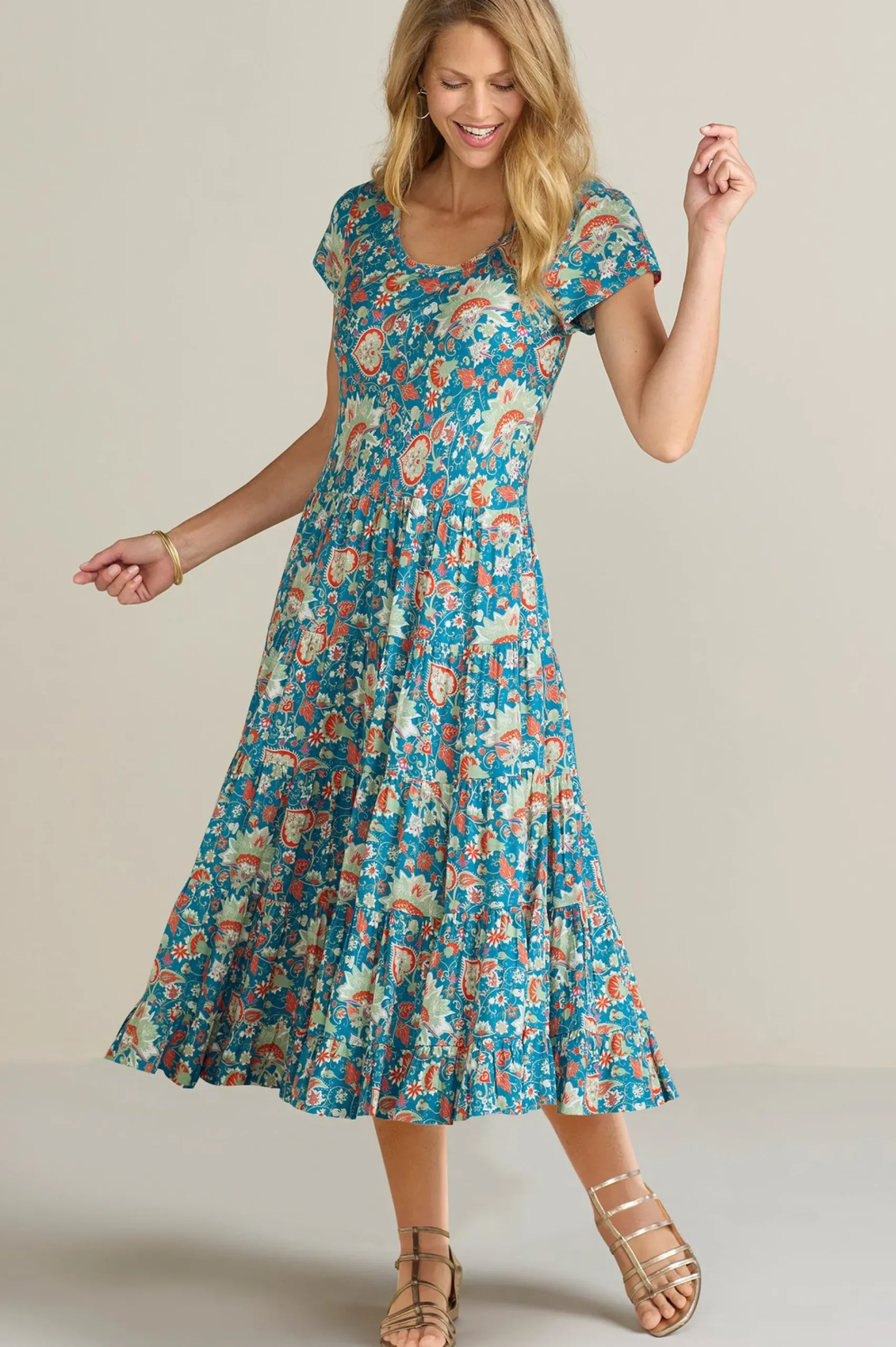 petites_kara_dress_0.webp Feminine Flourish | Everyday Styles-Soft Surroundings Petites Kara Dress Neptune Green