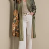 Toppers-Soft Surroundings Petites Khalia Faux Suede Topper Floral Multi