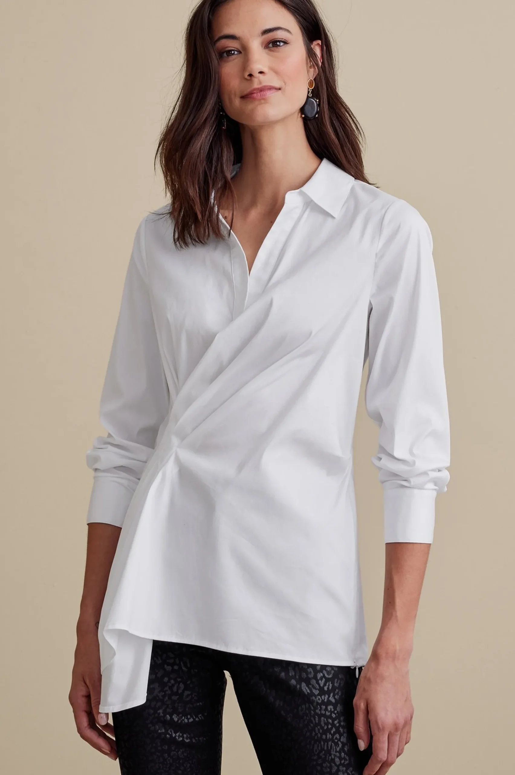 petites_leah_top_0.webp long sleeve-Soft Surroundings Petites Leah Top White