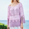 Feminine Flourish | Global Artistry-Soft Surroundings Petites Pilar Off the Shoulder Top Orchid Bloom