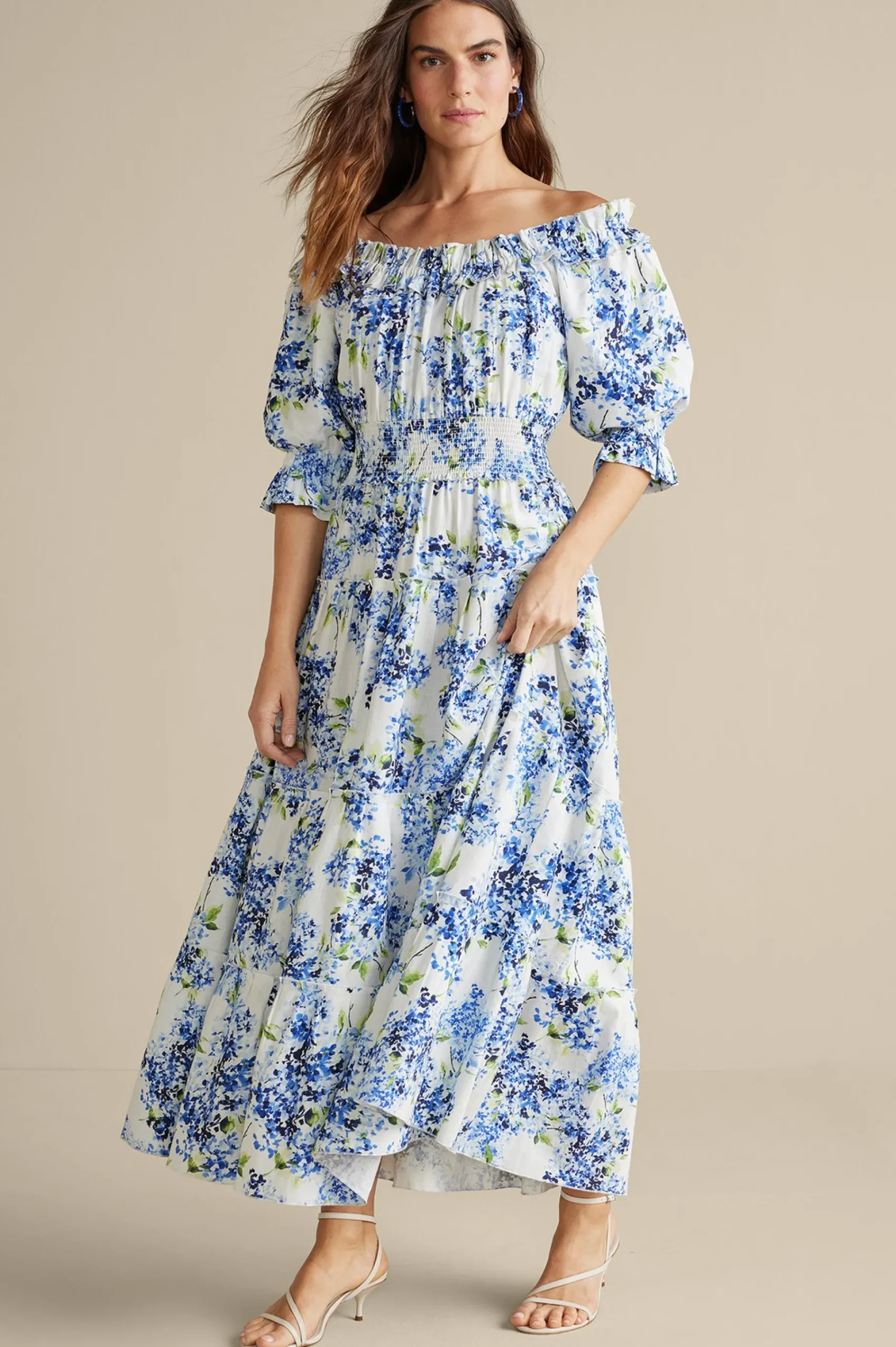 petites_rosana_maxi_dress_0.webp Into The Blues | The Floral Shop-Soft Surroundings Petites Rosana Maxi Dress Wisteria