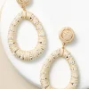 Earrings | earrings-Soft Surroundings Playa Bead Drop Earring Natural