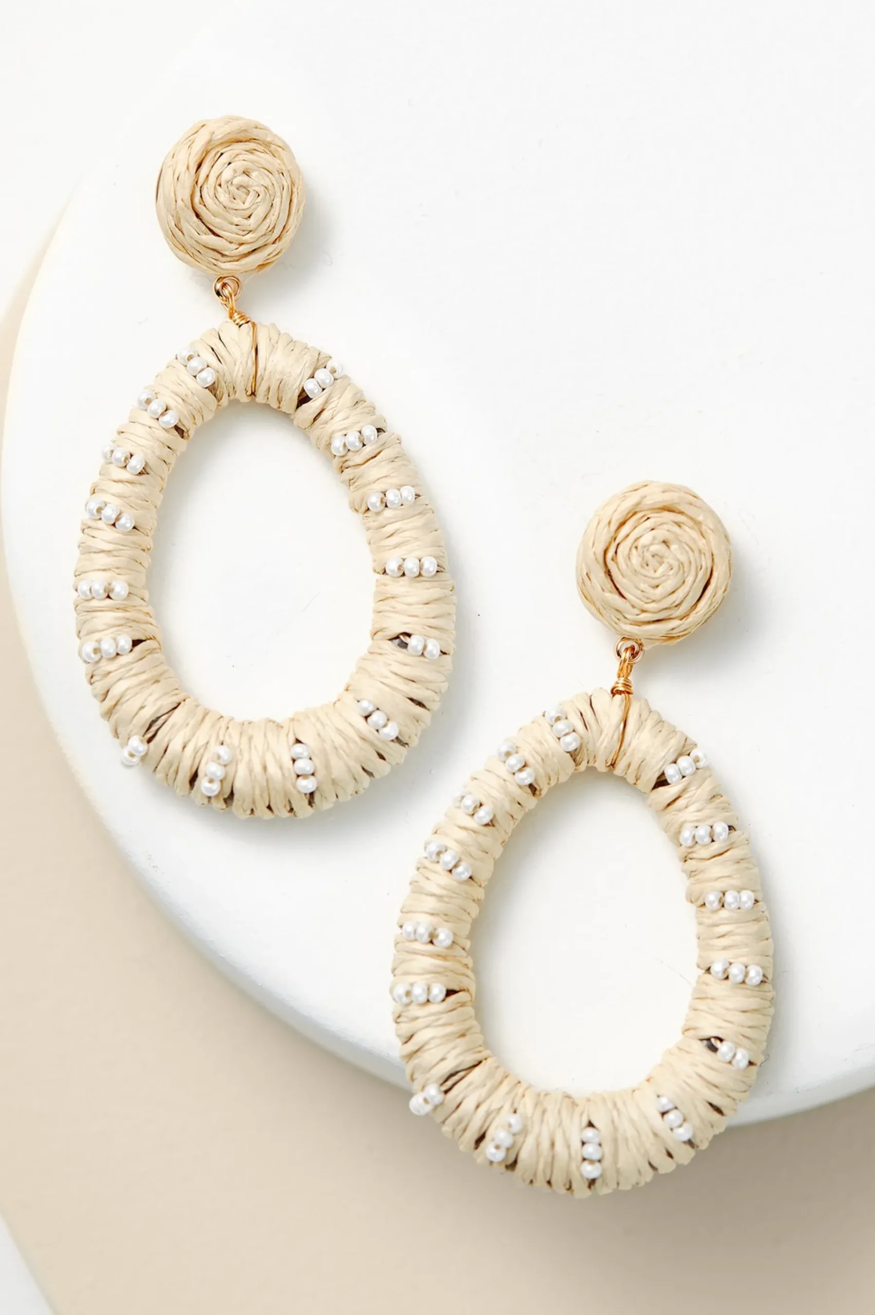playa_bead_drop_earring_0.webp Earrings | earrings-Soft Surroundings Playa Bead Drop Earring Natural