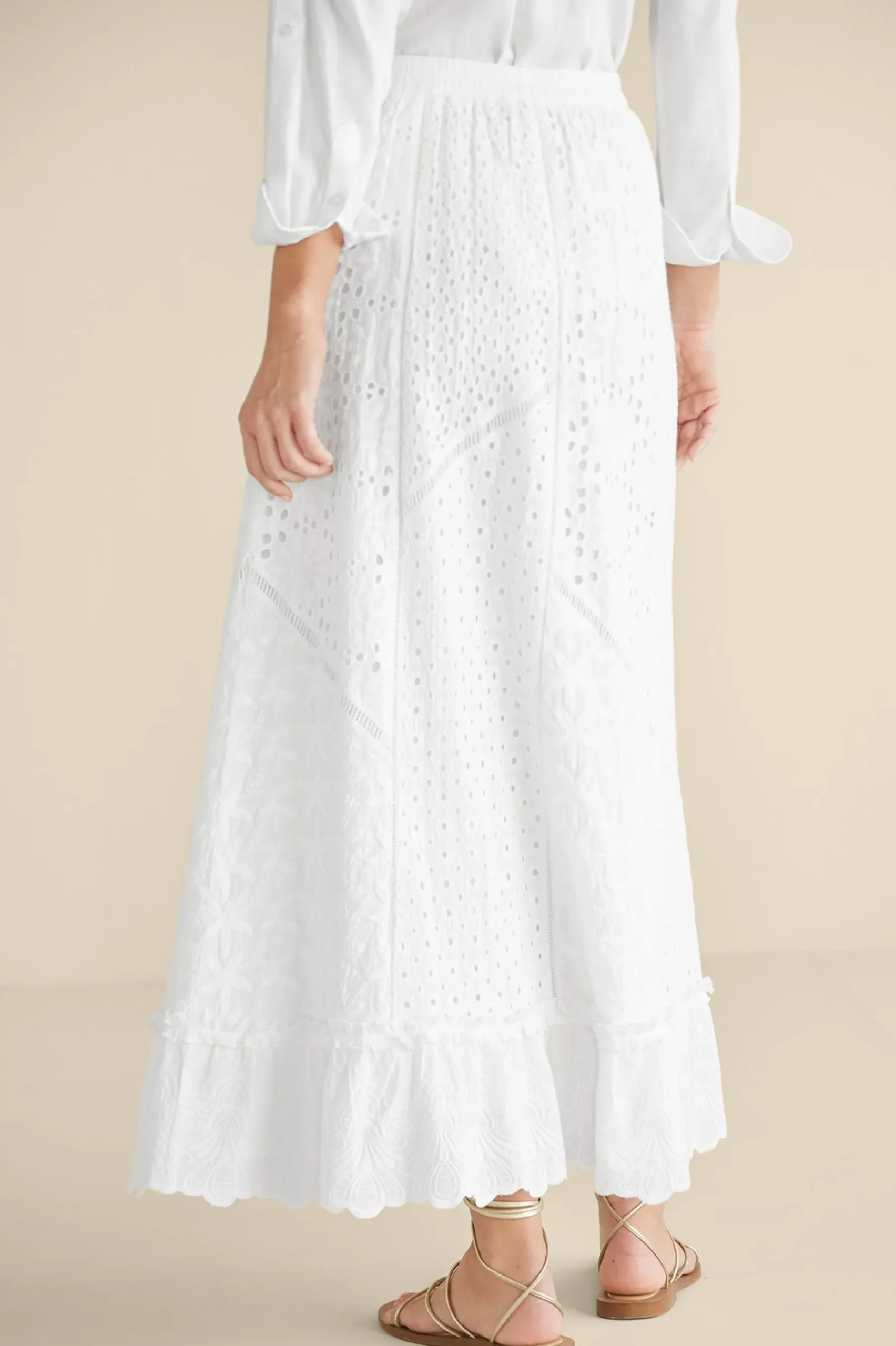 porfiria_embellished_skir_2.webp Feminine Flourish | Vacation Shop-Soft Surroundings Porfiria Embellished Skirt Coronet Blue