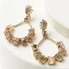 Earrings | earrings-Soft Surroundings Ratana Chandelier Earring Smoky Multi