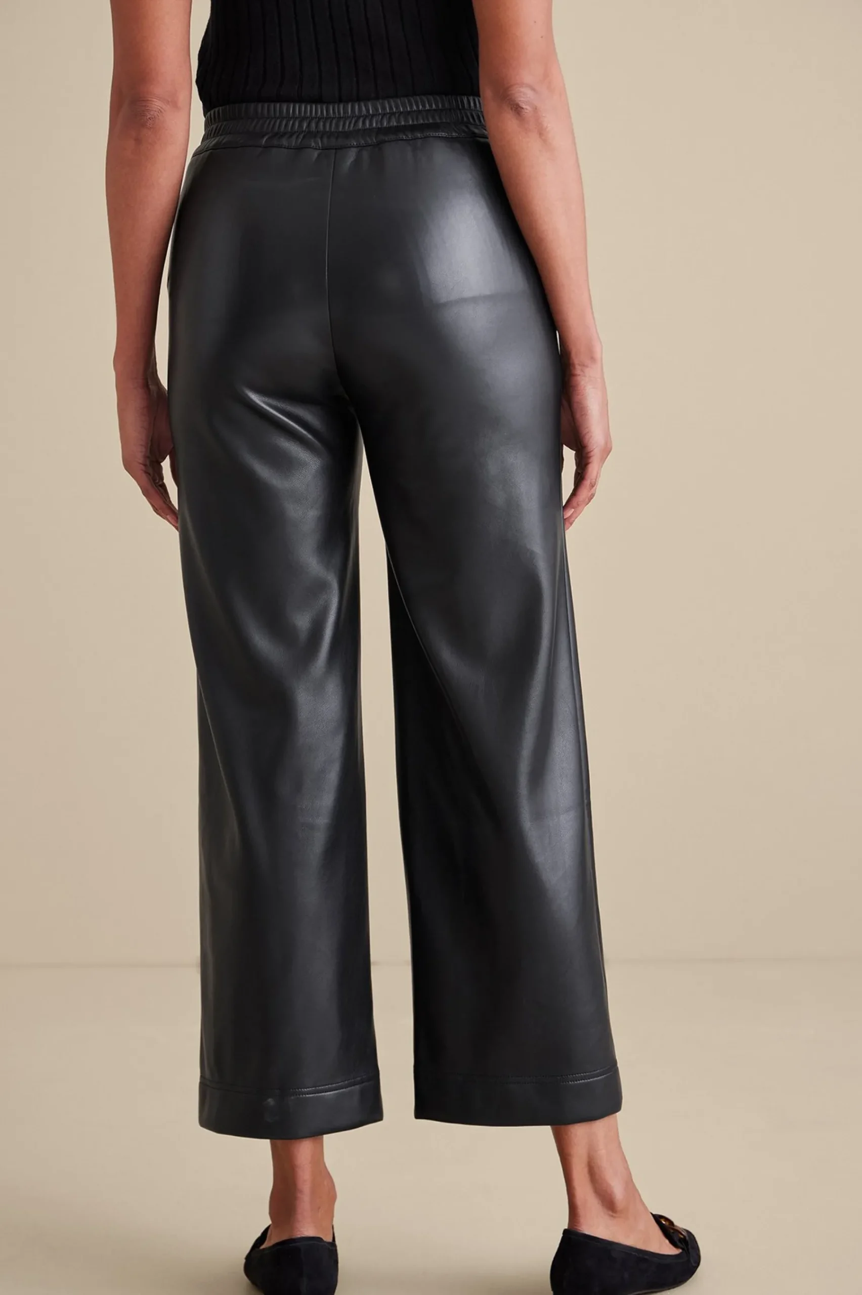 rivka_faux_leather_pants_2.webp cropped | ankle-Soft Surroundings Rivka Faux Leather Pants Black