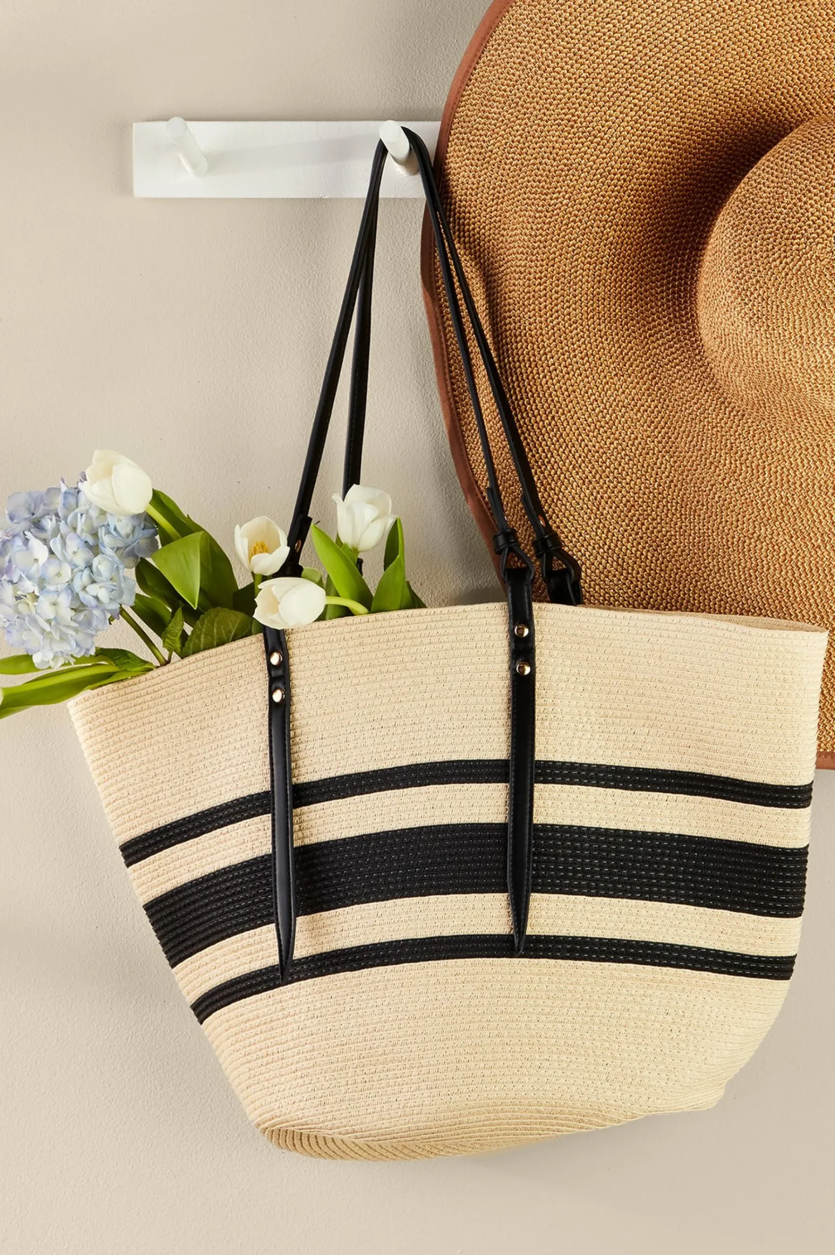 rosalie_stripe_tote_0.webp Handbags-Soft Surroundings Rosalie Stripe Tote Natural/Black