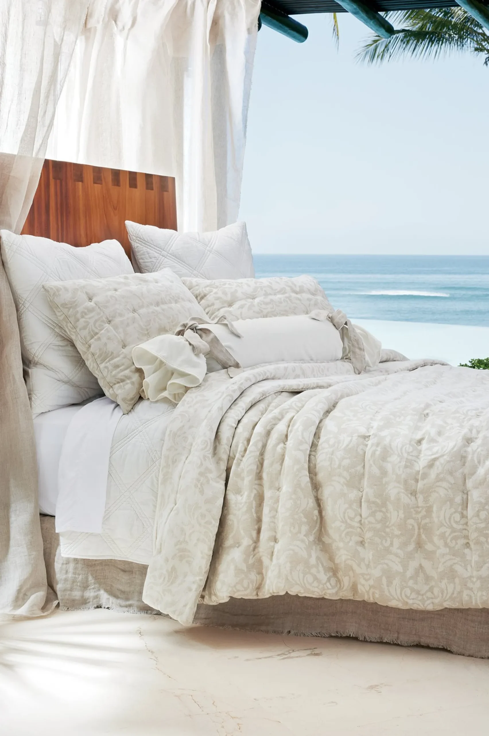 rosalyn_damask_sham_3.webp pillowcases & shams-Soft Surroundings Rosalyn Damask Sham Rose Sand