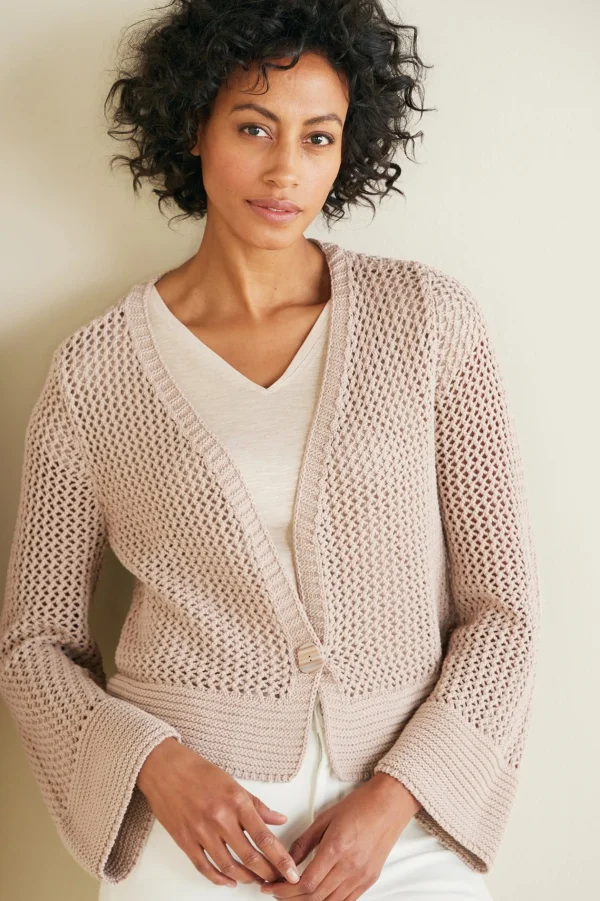 Feminine Flourish | Vacation Shop-Soft Surroundings Sakari Cardi White
