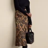 Feminine Flourish | Skirts-Soft Surroundings Samira Skirt Neutral Floral
