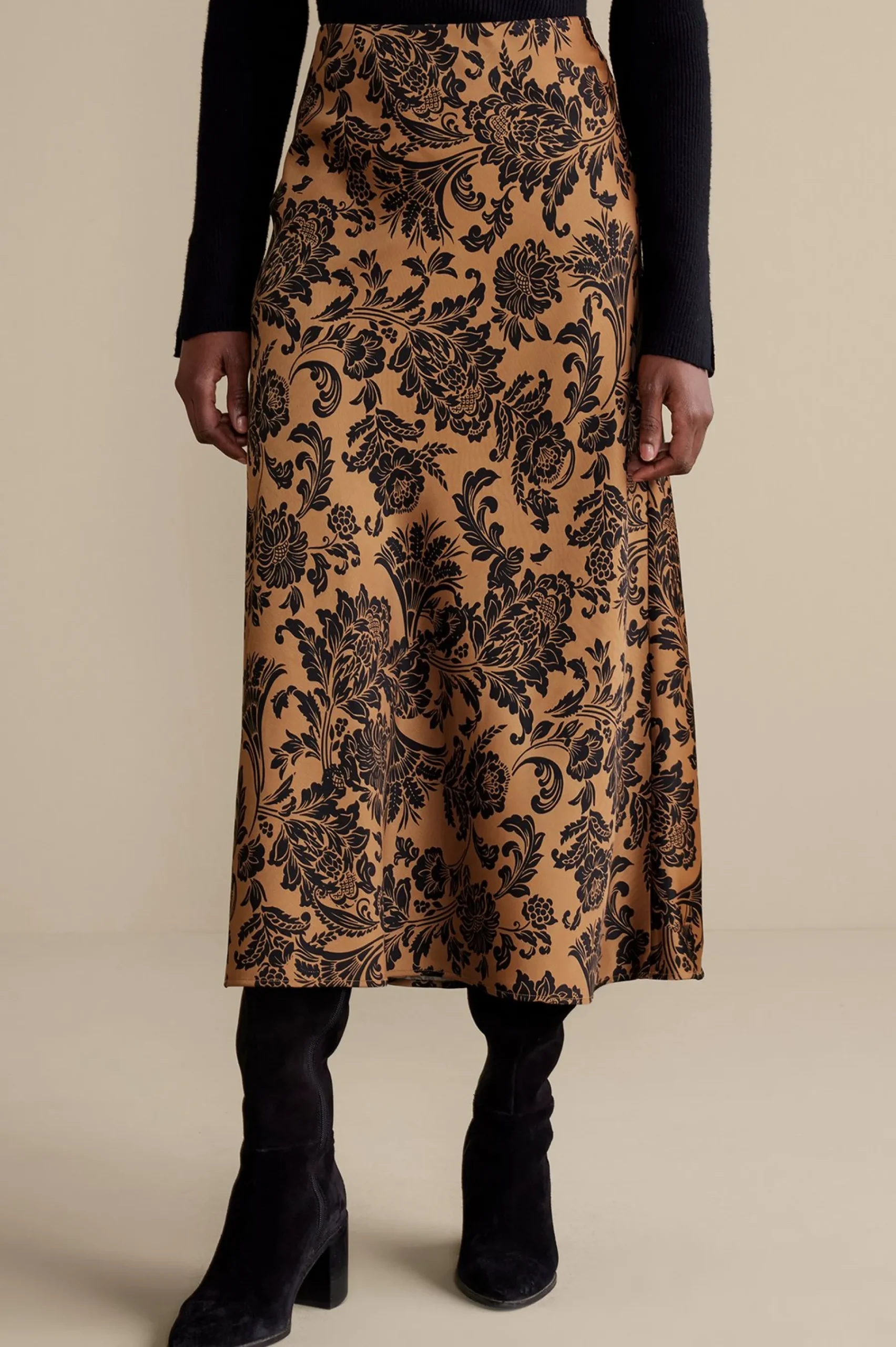 samira_skirt_1.webp Feminine Flourish | Skirts-Soft Surroundings Samira Skirt Neutral Floral