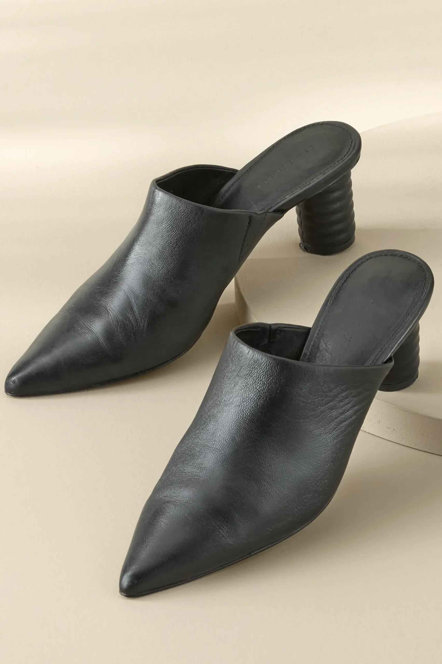 sanctuary_swag_textured_h_0.webp slides & mules-Soft Surroundings Sanctuary Swag Textured Heel Slide Black