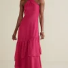 solids | patterned-Soft Surroundings Sanna Sparkling Maxi Dress Sangria