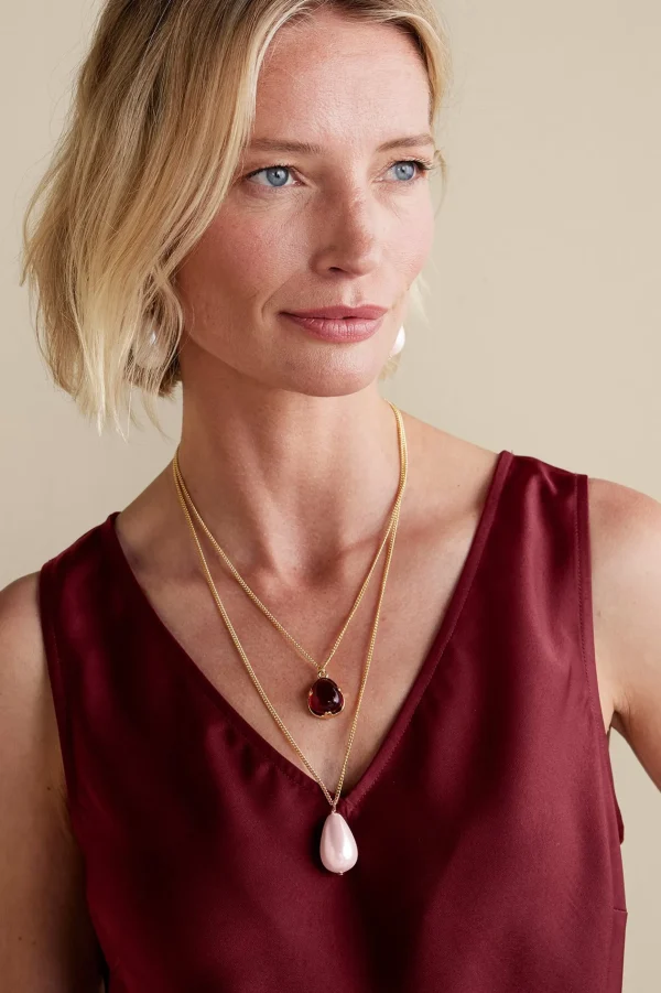 Everyday Styles | sleeveless-Soft Surroundings Selena Tank Cabernet