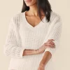 Feminine Flourish | Vacation Shop-Soft Surroundings Simone Crochet Sweater White