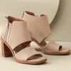 sandals-Soft Surroundings Sofft Sinclair Cutout Sandal Lenox Tan