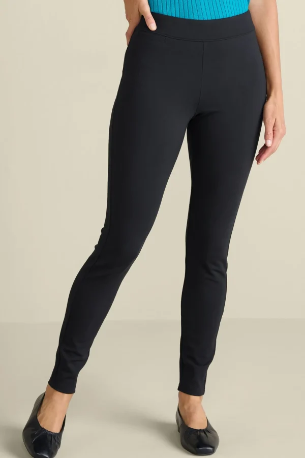 Soft Essential Styles | Everyday Styles-Soft Surroundings Soft Essential Ponte Leggings Black