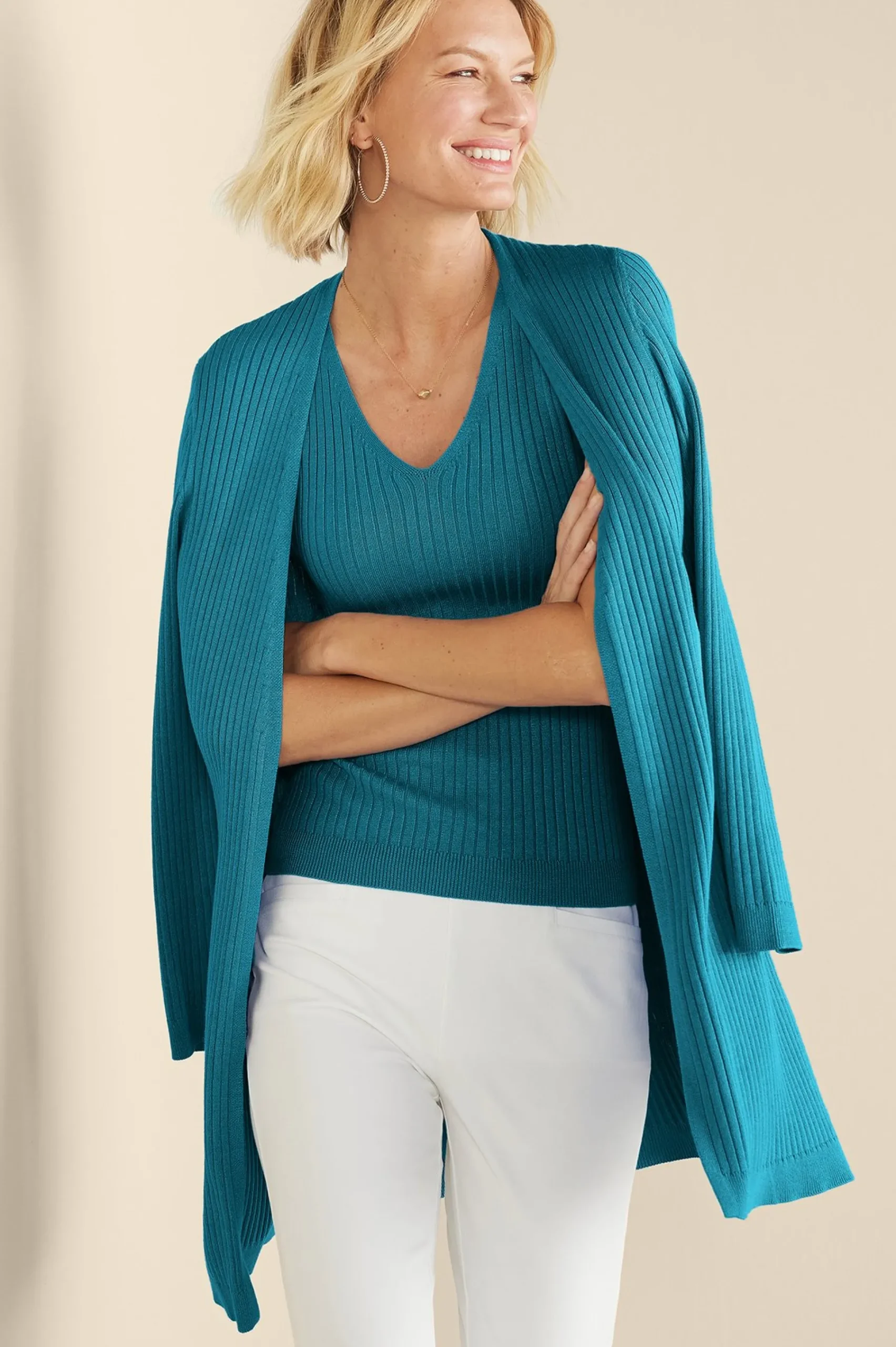 soft_essential_ribbed_swe_5.webp Soft Essential Styles | Vacation Shop-Soft Surroundings Soft Essential™ Ribbed Sweater Tank Black