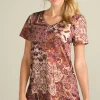 Soft Essential Styles | Everyday Styles-Soft Surroundings Soft Essential™ SUPIMA® Isabel Short Sleeve Tunic Black
