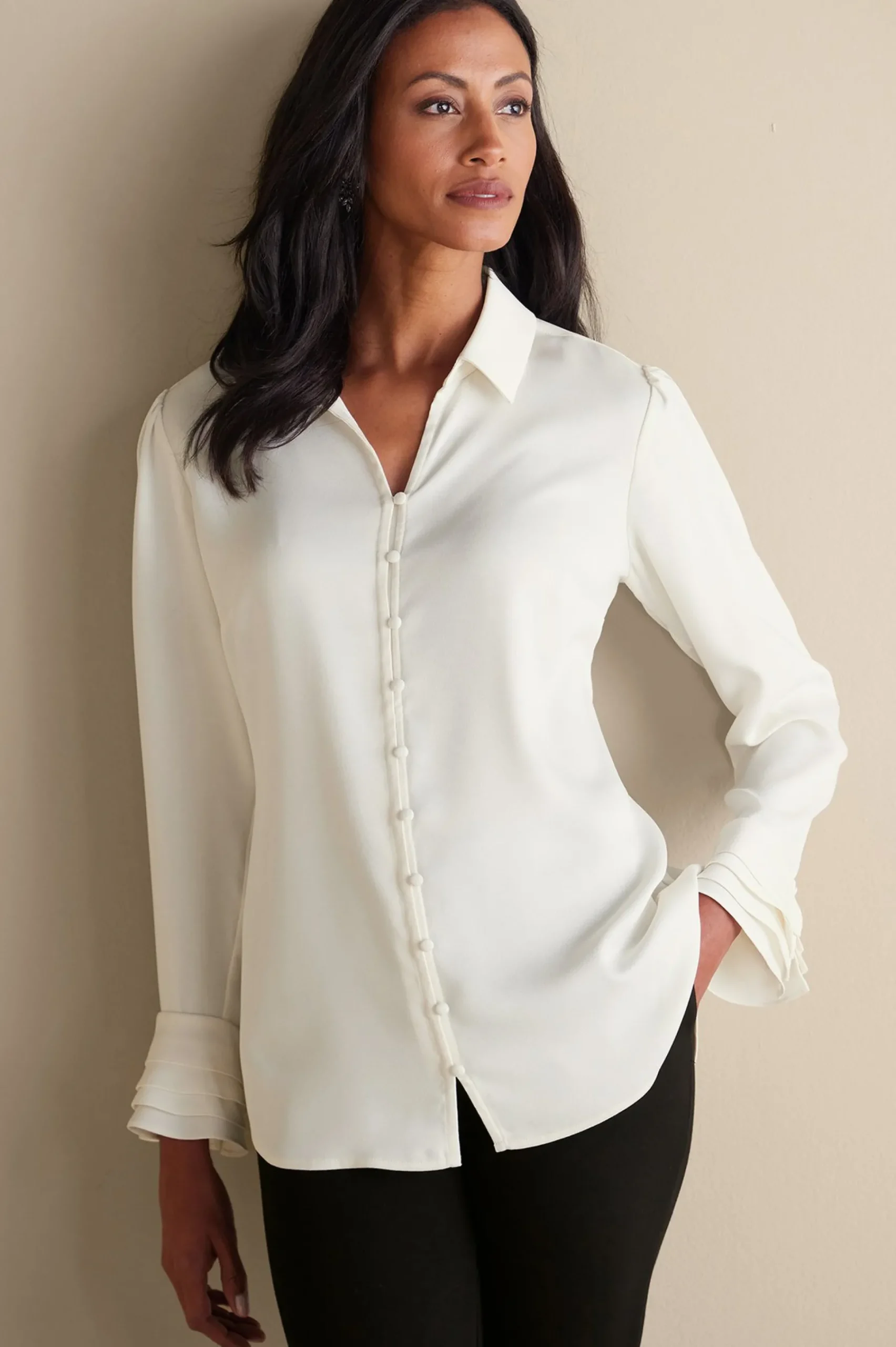 sonnet_blouse_1.webp Everyday Styles | long sleeve-Soft Surroundings Sonnet Blouse Ecru